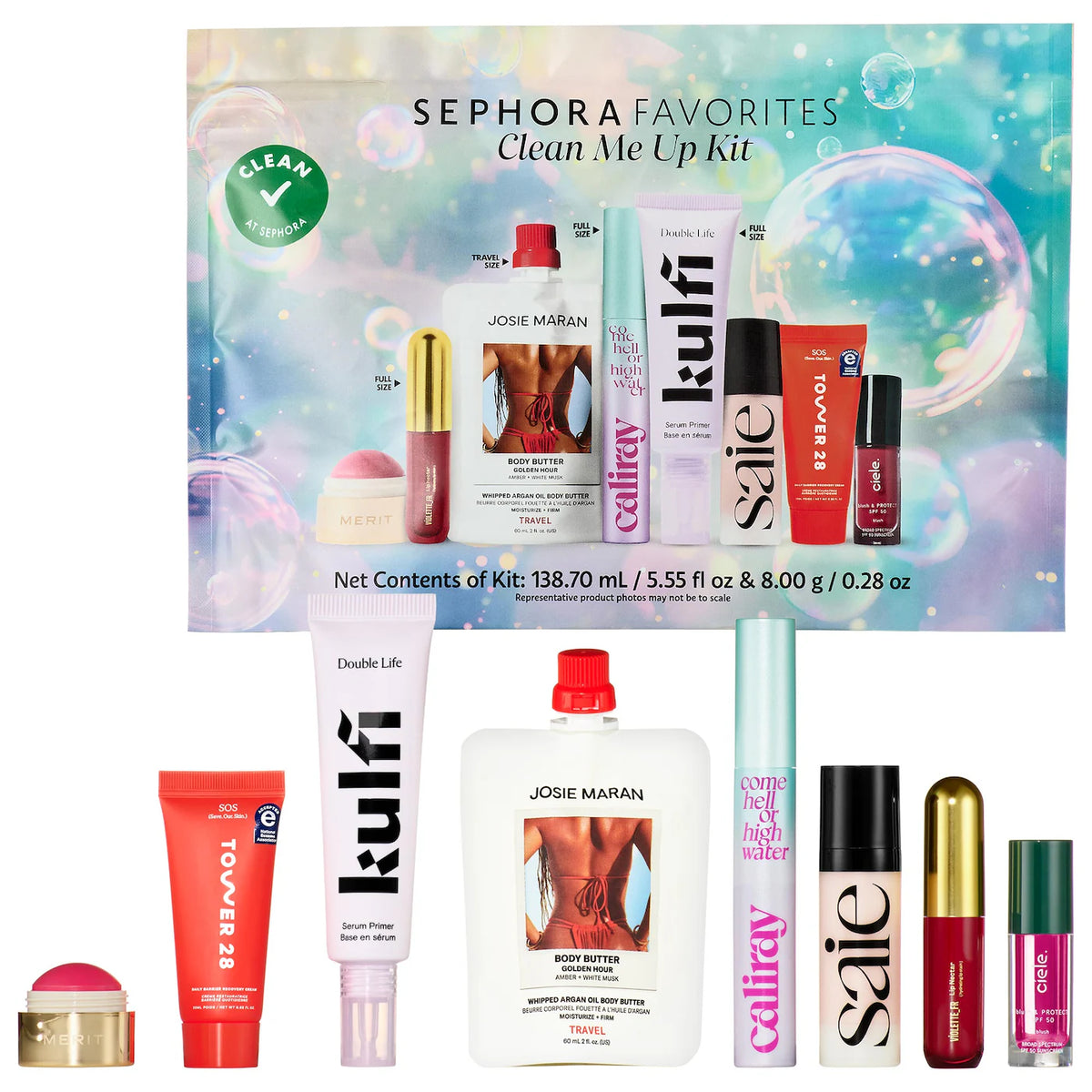 Sephora Favorites - Clean Me Up Kit Makeup Value Set