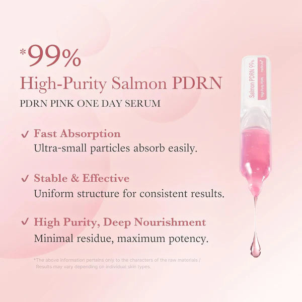 Medicube PDRN Pink One Day Serum 1.5ml x 10pcs